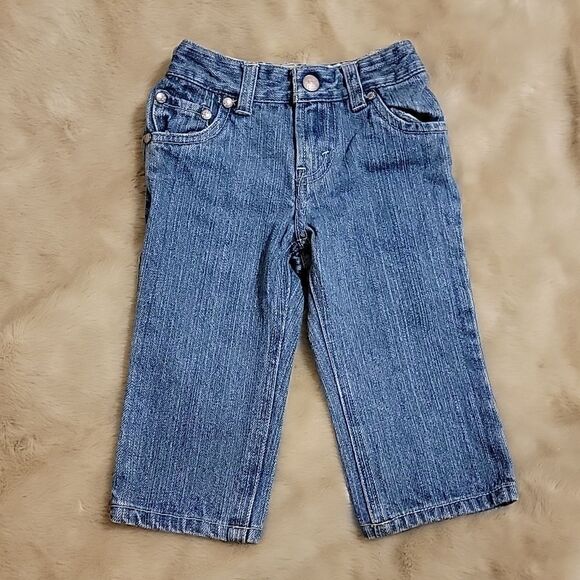 LITTLE LEVI'S 515 RELAXED FIT JEANS, SIZE 12 MONTHS - Picture 1 of 5
